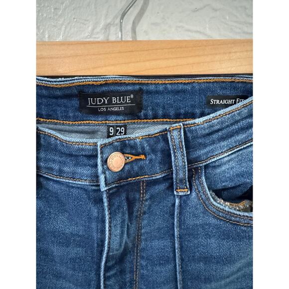 Judy Blue Women's Straight Leg Jeans - Blue size 29 - Picture 3 of 3